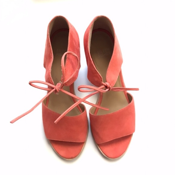 NWT Eileen Fisher Coral Ann Ankle Tie Sandal - Picture 6 of 8